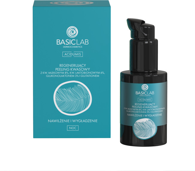 BasicLab BasicLab Nawilżenie i wygładzenie Peeling kwasowy regenerujący 30ml 57866-uniw