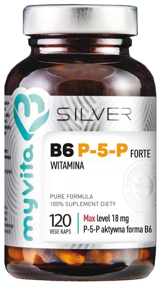 MyVita Suplementy diety SILVER witamina B6 P-5-P 120 kapsułek
