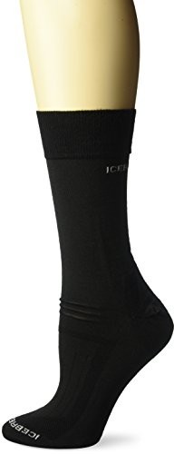 Icebreaker WMNS Hike Ultra Light Liner Crew Black - s czarny 103954001S