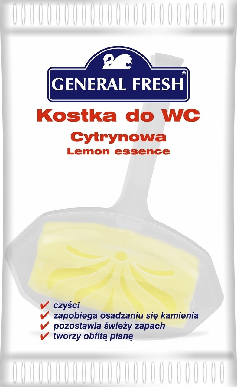 General Fresh Pol Hun kostka do WC w folii Cytryna 64845