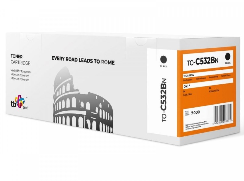 TB Print Toner do OKI C532 TO-C532BN Czarny 100% nowy TO-C532BN