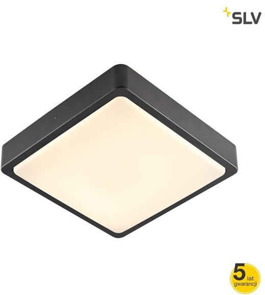SLV AINOS SQUARE lampa sufitowa i ścienna LED zewnętrzna przełącznik CCT 3000/4000K 1003450 Spotline