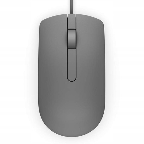 Dell Przewodowa mysz optyczna Usb szara MS116