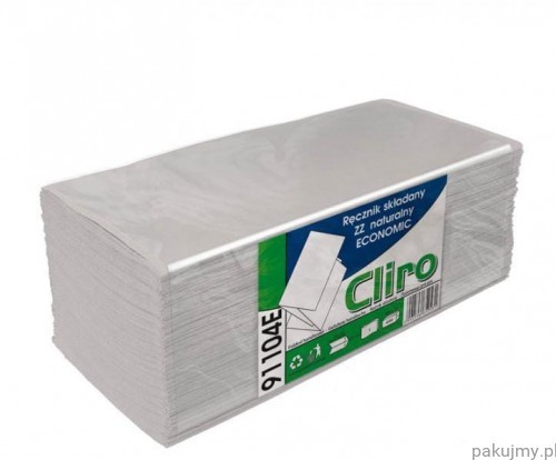 Grasant Ręcznik papierowy ZZ 4000 szt. Cliro naturalne makulatura 1 warstwa R-Cli/91004EB