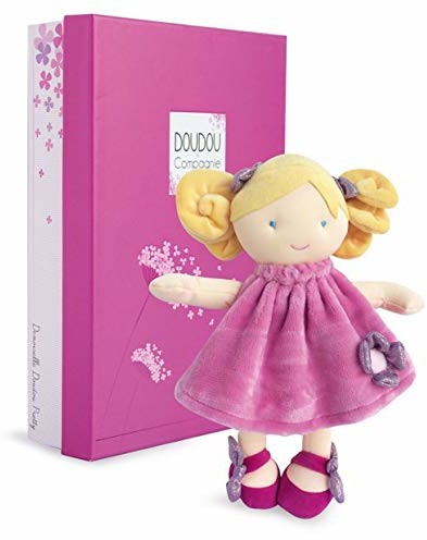 Doudou et Compagnie Doudou et Compagnie DC3132 Pretty Girl Blanket różowy