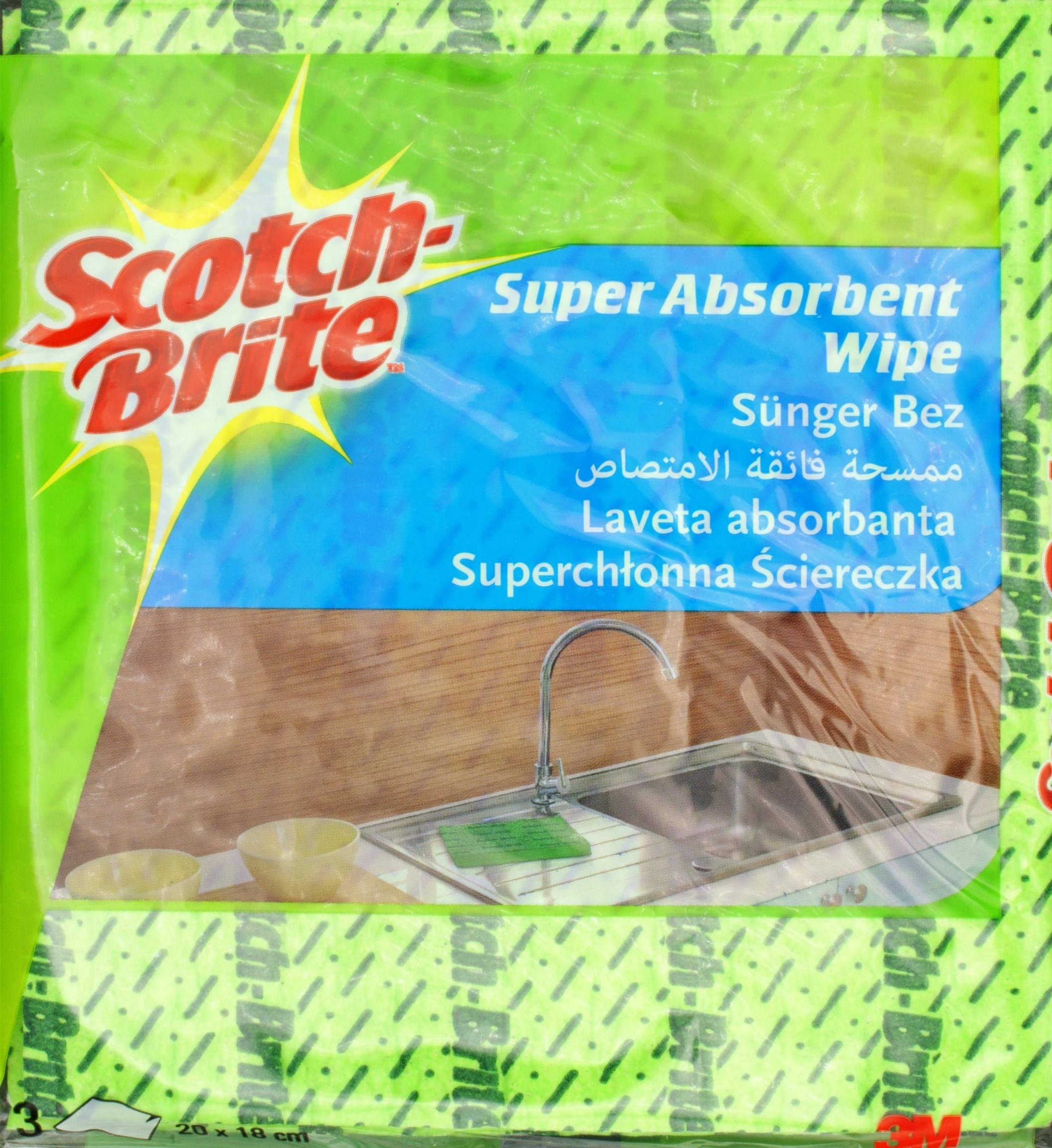 Scotch-Brite Ścierka Ściereczki Superchłonne 3 szt