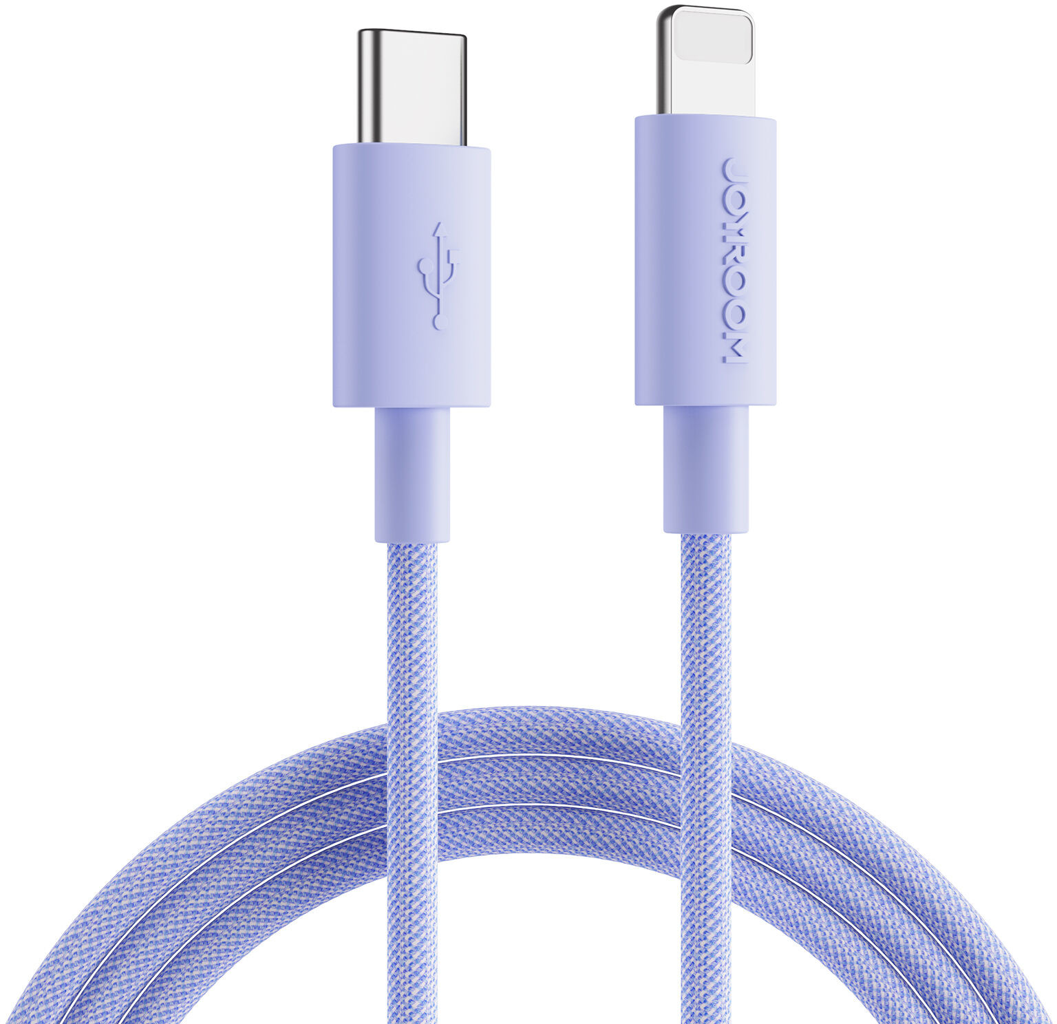 Joyroom wytrzymały kabel USB Typ C - Lightning do szybkiego ładowania / transmisji danych 20W 2m fioletowy (S-2024M13) S-2024M13