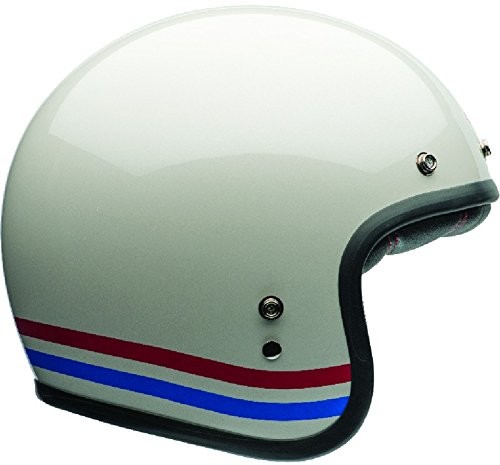 Bell Powersports Bell Kask motocyklowy Street 2015 Custom 500, dla dorosłych, XS, biały (Stripes Pearl Weiß) 7070155