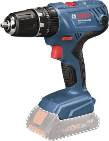 Bosch Cordless Combi GSB 18V-21 Professional solo 18 Volt blue black without battery and charger