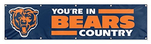 Party Animal oficjalny produkt na licencji 8 2'x2 'NFL Banner BCH