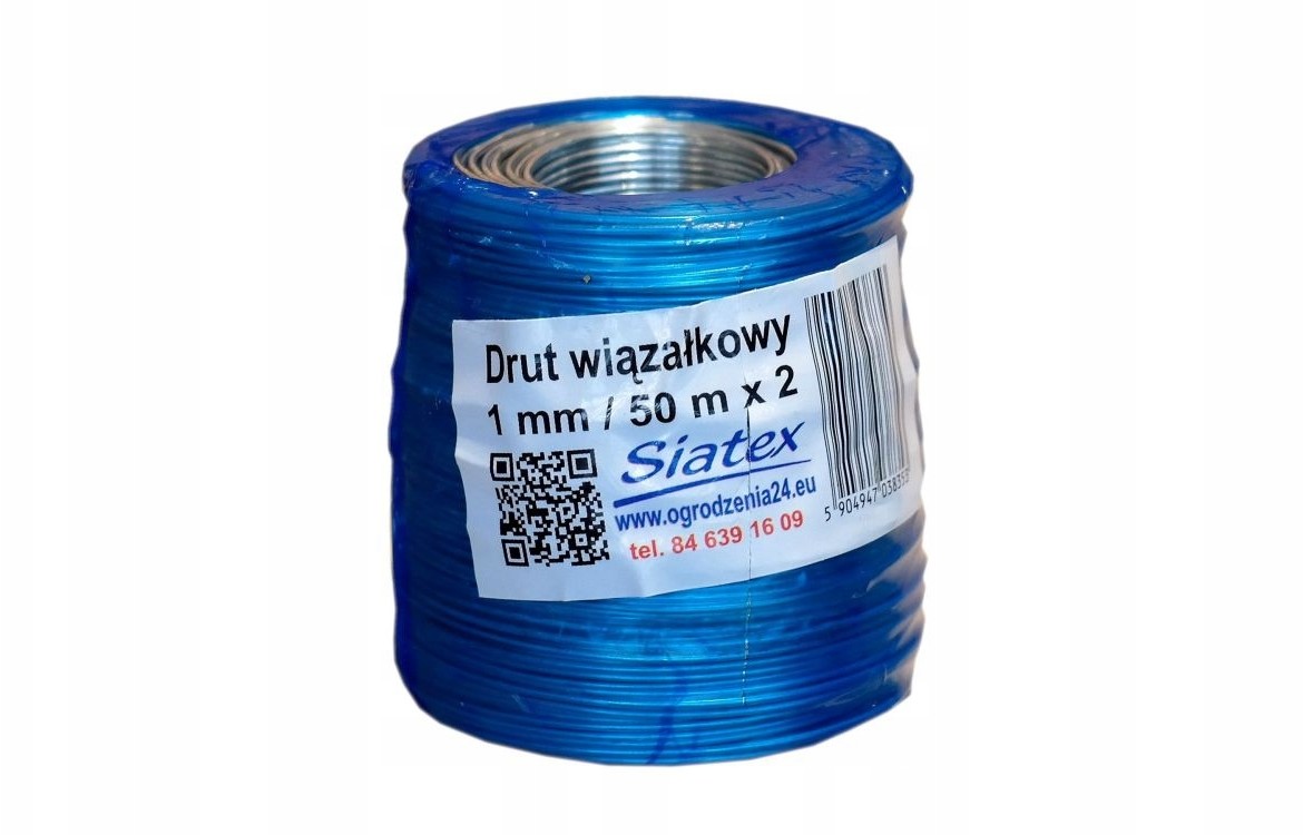Drut wiązałkowy - 1 mm / 50 m x 2 - siatka leśna