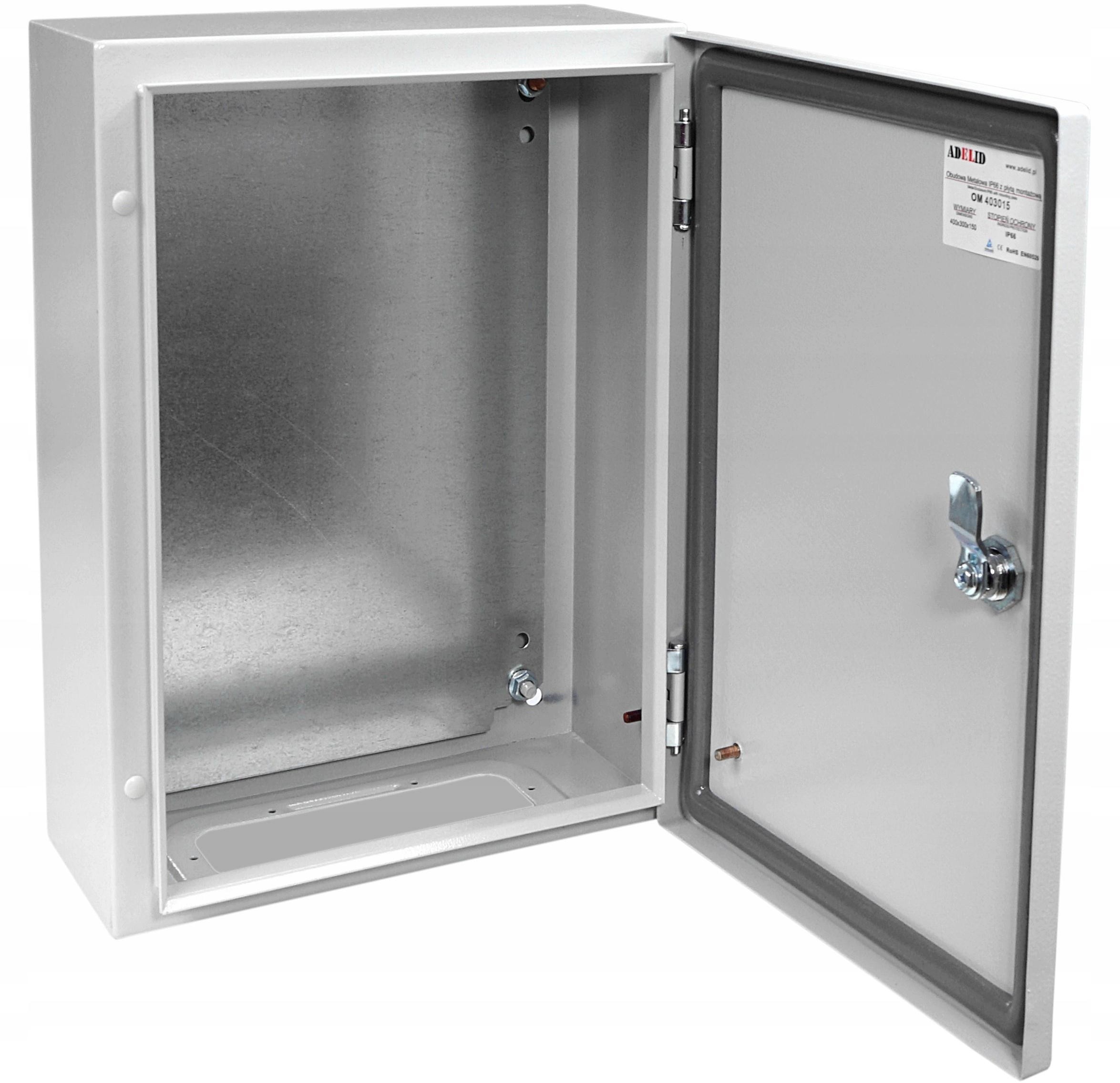 Skrzynka Elektryczna Rozdzielnia Metalowa 40x60x25