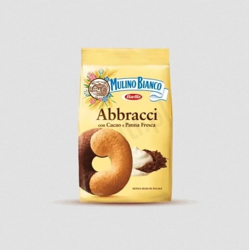 Mulino Bianco Mulino Bianco Abbracci - Kruche ciasteczka kakao i świeża śmietanka (350 g) 7DF3-2228A0_204444