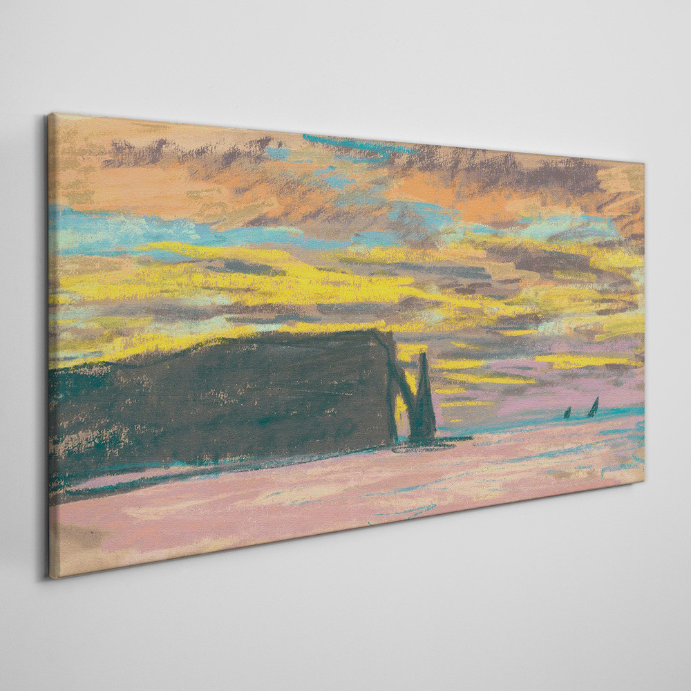 PL Coloray Obraz Canvas Zachód Słońca Claude Monet 100x50cm