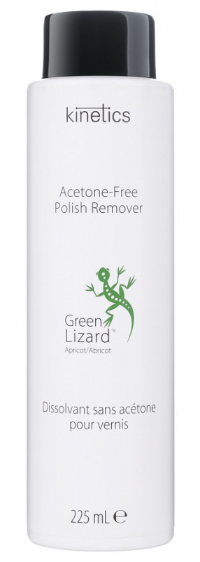 Kinetics Kinetics - Acetone-Free Polish Remover - Green Lizard Apricot - Zmywacz do paznokci bez acetonu KINZPAC