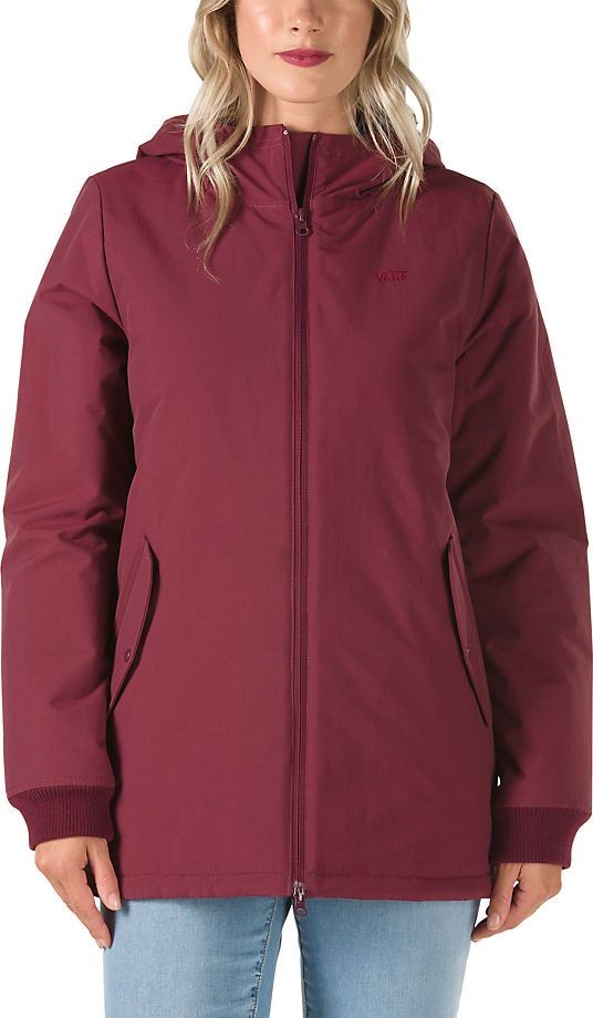Vans kurtka street zimowa damska INFERNO PARKA JACKET Burgundy