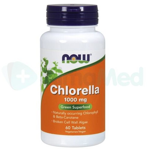 Now Foods Chlorella 1000mg - Układ odpornościowy, 60 tabl. 2176