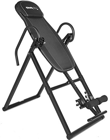 SportPlus Sport Plus stół inwersyjny/trenażer grawitacyjny z systemem Perfect Balance, waga użytkownika do 135 kg, wysokość do 199 cm, czarny, jeden rozmiar SP-INV-010-B