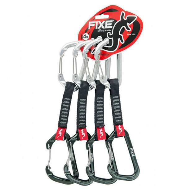 Fixe Rock Ekspres 24cm 4 szt., szary/srebrny 2021 Ekspresy wspinaczkowe Q02702