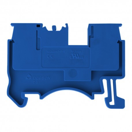 Geberit DEGSON szynowa przelotowa zaciskowa niebieska 2,5mm2 1P UL 5613 DS2.5-01P-12-00A(H)