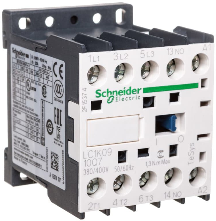 Schneider Electric Stycznik mocy 9A 3P 400V AC 1Z 0R LC1K0910Q7