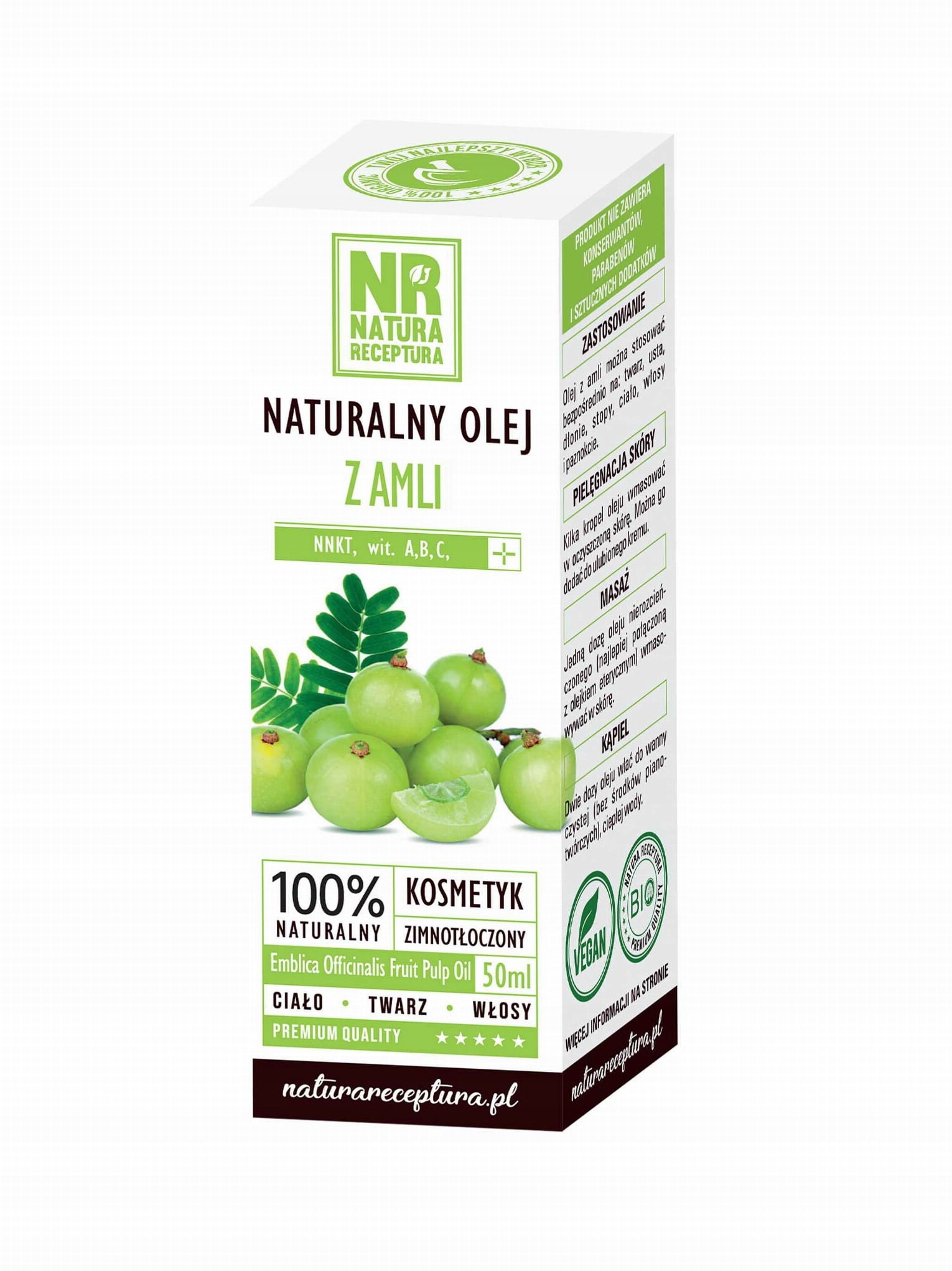 Bio Natura Receptura Naturalny olej Amla 50ml