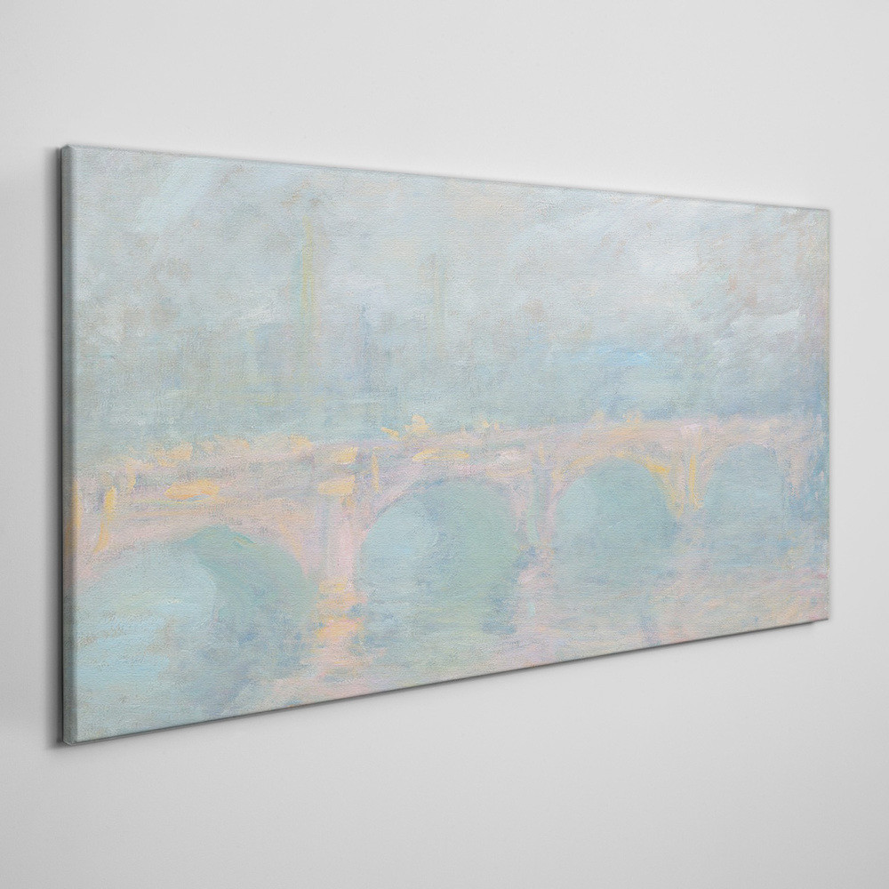 PL Coloray Obraz na Płótnie Waterloo Bridge Monet 120x60cm