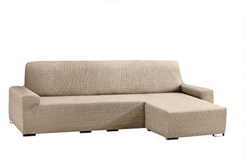 Eysa eysa szezlong aquiles elastyczna narzuta na sofę z krótkim rękawem po prawej stronie, czołowego pole widzenia, kolor 00, poliester  bawełna, ecru, 43 x 37 x 14 cm FC037080D
