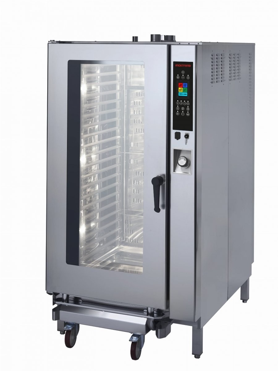 Resto Quality Piec konwekcyjno-parowy gazowy | elektroniczny panel sterowania | 20xGN2/1 | Inoxtrend CDT-220G