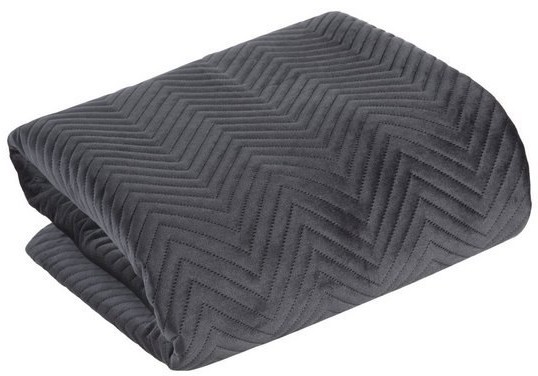 Lumarko Lumarko Narzuta SOFIA 170x210cm czarna /EF8159 Mondex
