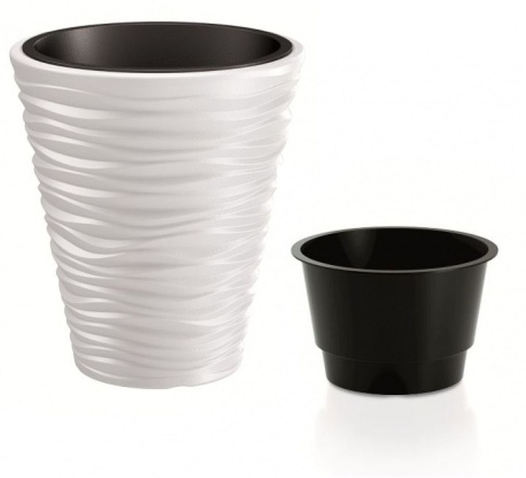 Prosperplast SAND Doniczka 34,5x38,5cm biały DBSA350