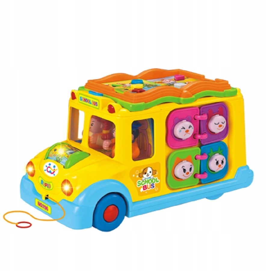 Autobus szkolny Interaktywny Książka edukacyjna