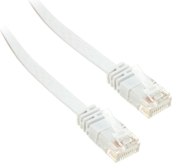 InLine 1m - kabel sieciowy U/UTP - 1000 Mbit - Cat.6 - RJ45 - biały 71601W