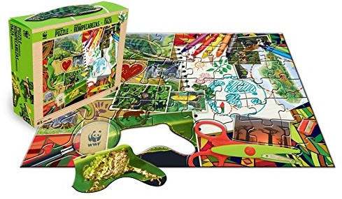 HCM Kinzel Terra Toys 29122-WWF dno puzzle Madagaskaru WWF991