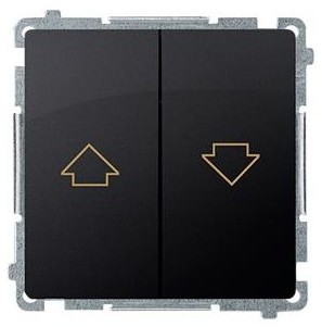 Kontakt Kontakt_Simon Przycisk żaluzjowy (moduł) 10AX. 250V. zaciski śrubowe grafit matowy BMZ1.01/28