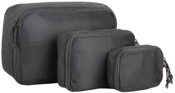 Mil-Tec Zestaw trzech zasobników Mesh Pouch Set - Black (16003802) 16003802