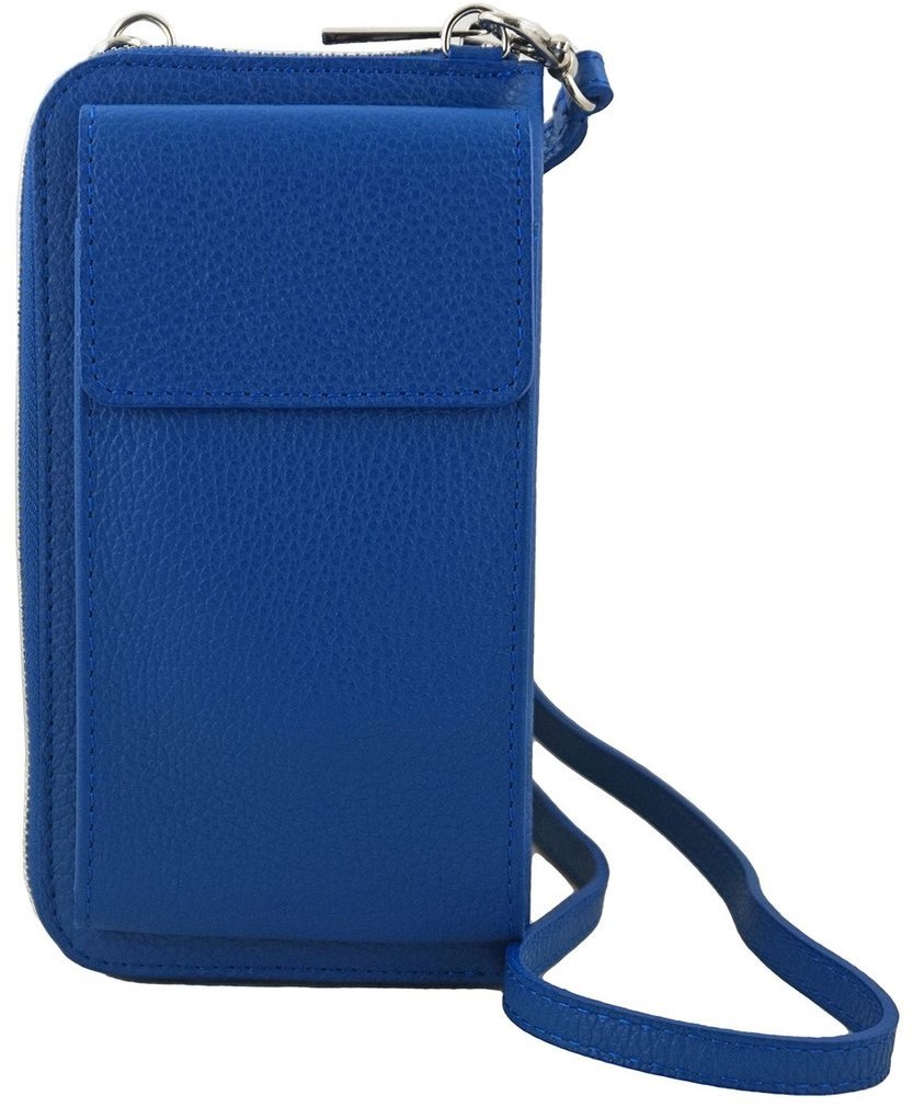 Barberini's Portfel / etui na telefon ze skóry naturalnej - Chabrowy 908-30