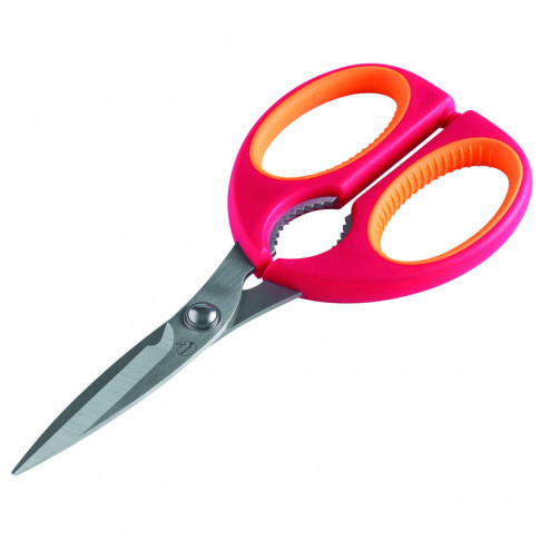 Mastrad WIELOFUNKCYJNE NOŻYCE KUCHENNE POMARAŃCZOWE LENA MA-F24004