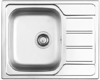 Pyramis Zlewozmywak 1-komorowy z ociekaczem 62 x 50cm stal jedbaw 100187601 64859