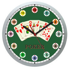 Atrix Zegar ścienny Sport Poker na czas ATE2013PC