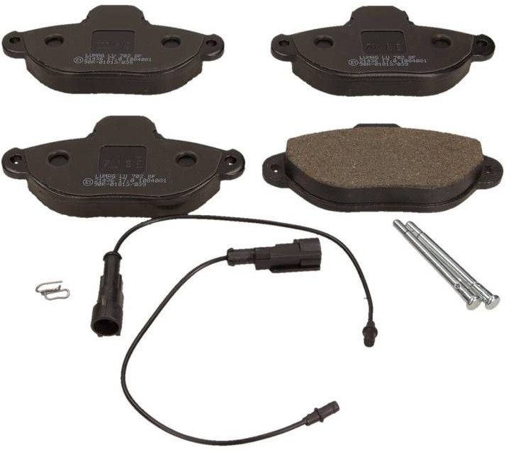BRECK Zestaw klocków hamulcowych, hamulce tarczowe 21436 00 702 10 21436 00 702 10