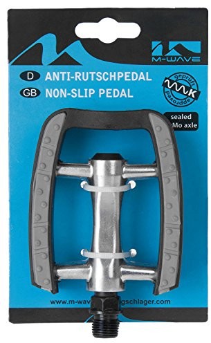 M-Wave Anti-rutschpedale, srebrna/czarna, 311040.0 311040