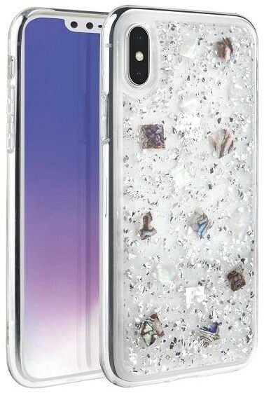 Uniq etui Lumence Clear iPhone Xs Max srebrny/Perivvinkle silver Uni000172