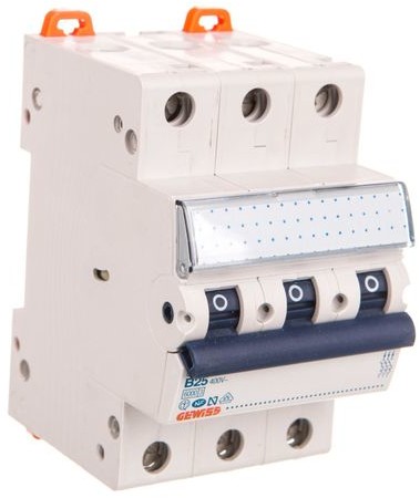 LEGRAND GEWISS nadprądowy 3P B 25A 6kA MT60 B25 3P GW92269