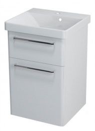 Sapho THEIA szafka umywalkowa 46,4x70x44,2cm, 2 szuflady, biała TH050