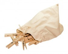 REDECKER Drewniane Klamerki Jumbo Redecker W Bawełnianym Worku 20 szt. 103860