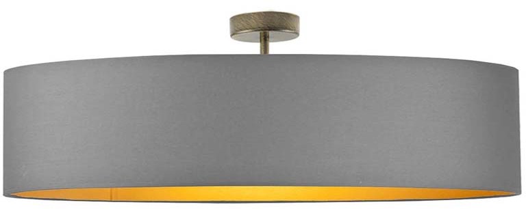 LYSNE Nowoczesna lampa sufitowa GRENADA GOLD fi - 80 cm 14578/115