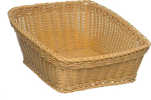 APS Koszyk prostokątny z polipropylenu 400x500x250 mm, beżowy | Profi Line 50400