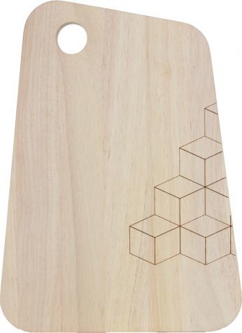 NoName Deska do krojenia deska do krojenia Organic Hextric 30 x 22 cm drewno brąz twm_609963