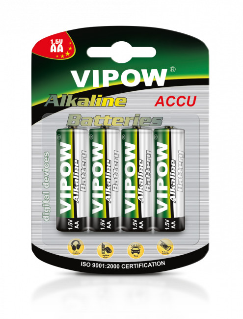 Vipow Baterie alkaliczne LR6 4szt/bl. LEC-BAT0061B
